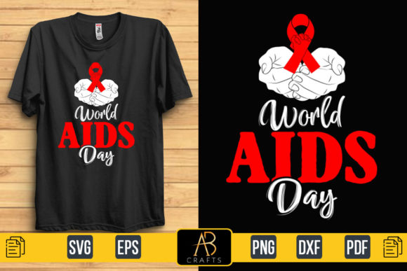 About World Aids Day T Shirt Design: Graphics & Print Templates