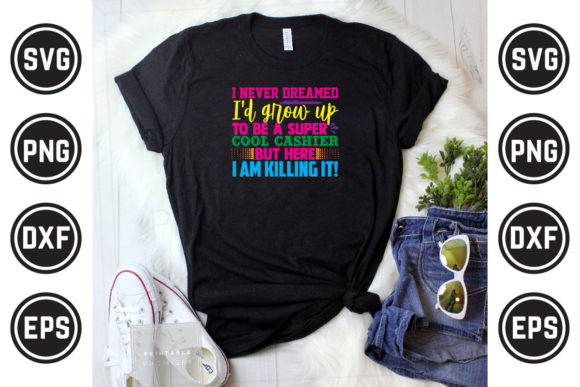 Cashier SVG T Shirt Design 09