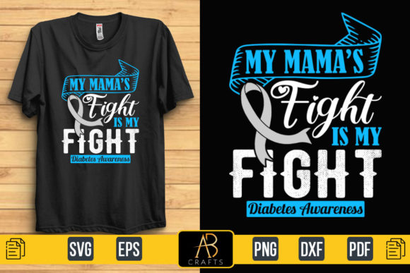 Diabetes Awareness Sublimation T Shirt: Graphics & Print Templates