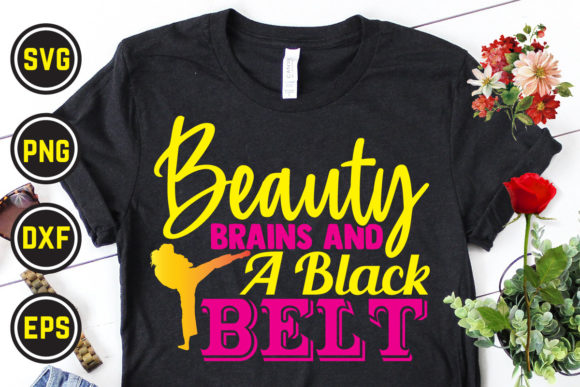 Karate SVG T-Shirt Design 18: Graphics for Print Templates