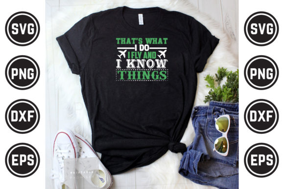 Pilot SVG T-Shirt Design 16: Graphics & Print Templates