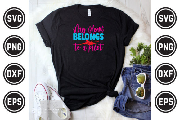 Pilot Svg T Shirt Design 37: Graphics & Print Templates for Local Branding