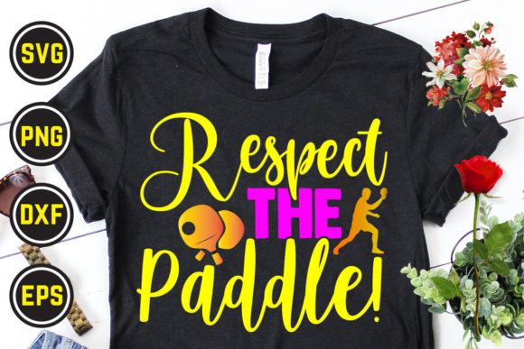 Table Tennis SVG T-Shirt Design 12: Graphics & Print Templates