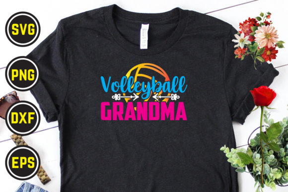Volleyball SVG T Shirt Design 11: Graphics & Print Templates